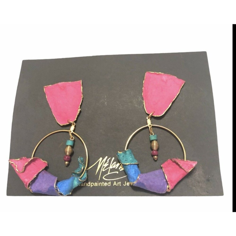 Vintage 1990’s Art Jewelry- PAPER, Hand Made‎